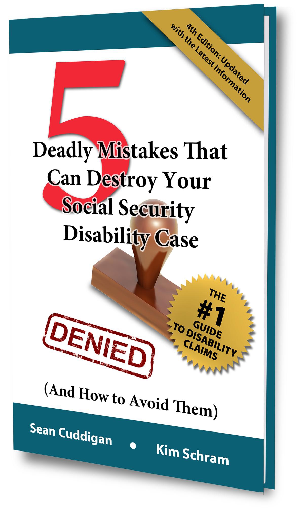 Free Book Lists the Errors You MUST NOT MAKE in Your Disability Claim